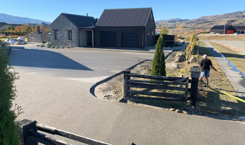 cornerstone concrete driveway