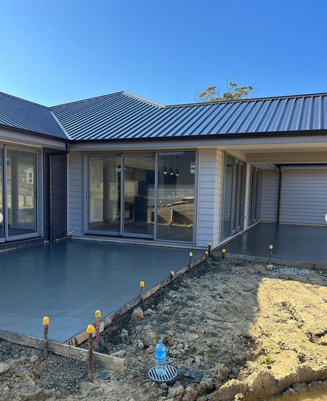 cornerstone concrete pumping patio