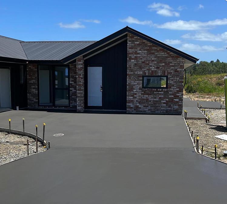 Concrete Driveway Cornerstone concrete pumping Auckland, NZ