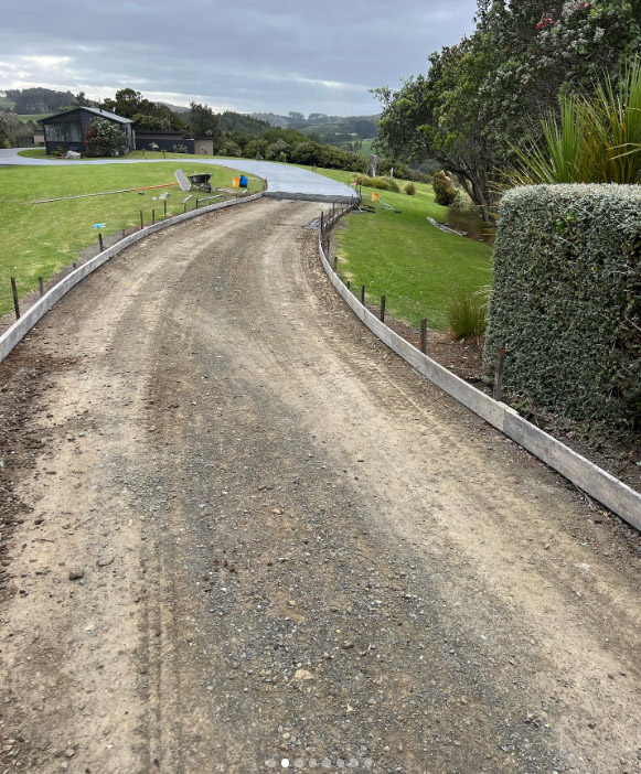 Concrete Driveway Cornerstone concrete pumping Auckland, NZ